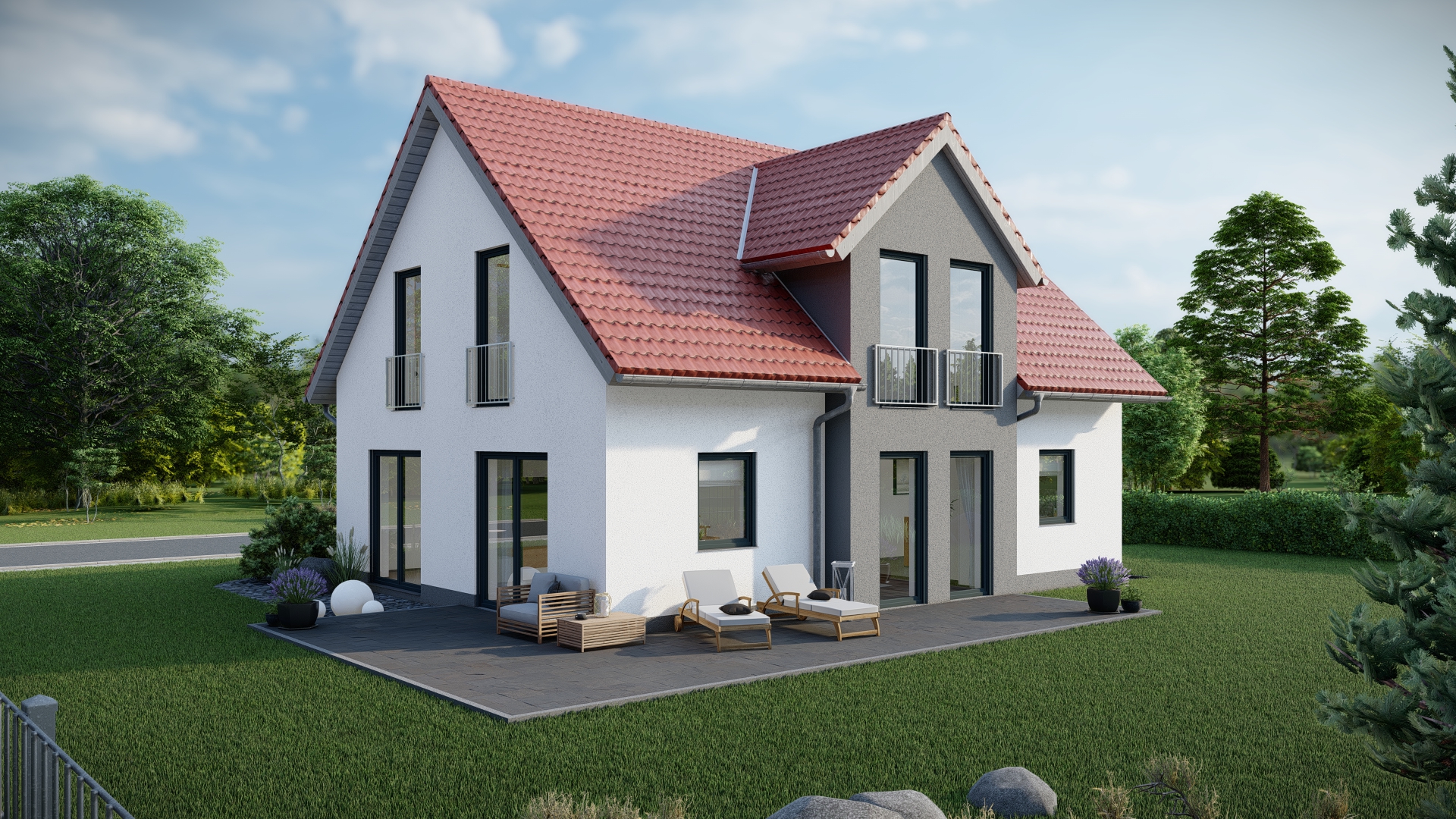 Hausidee Grünthal, Einfamilienhaus mit Keller, Arbeitszimmer, Küche